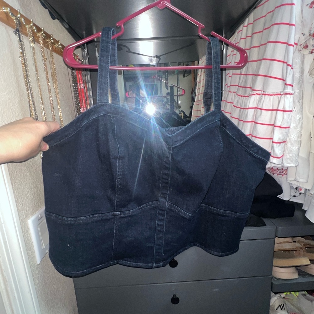 Torrid Studio Indigo Denim Top